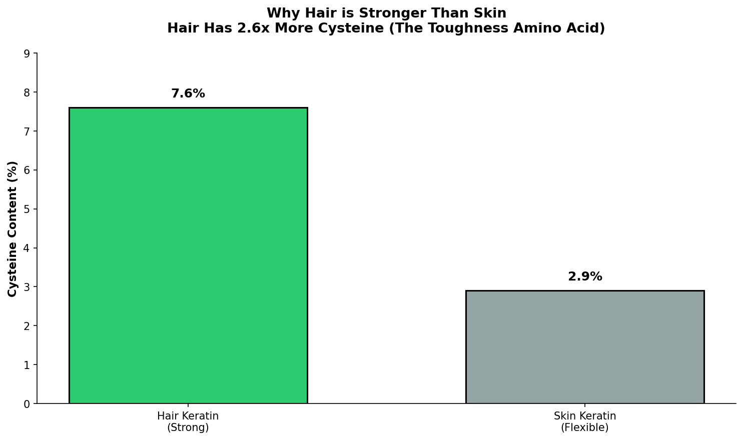 How different treatments damage hair protein