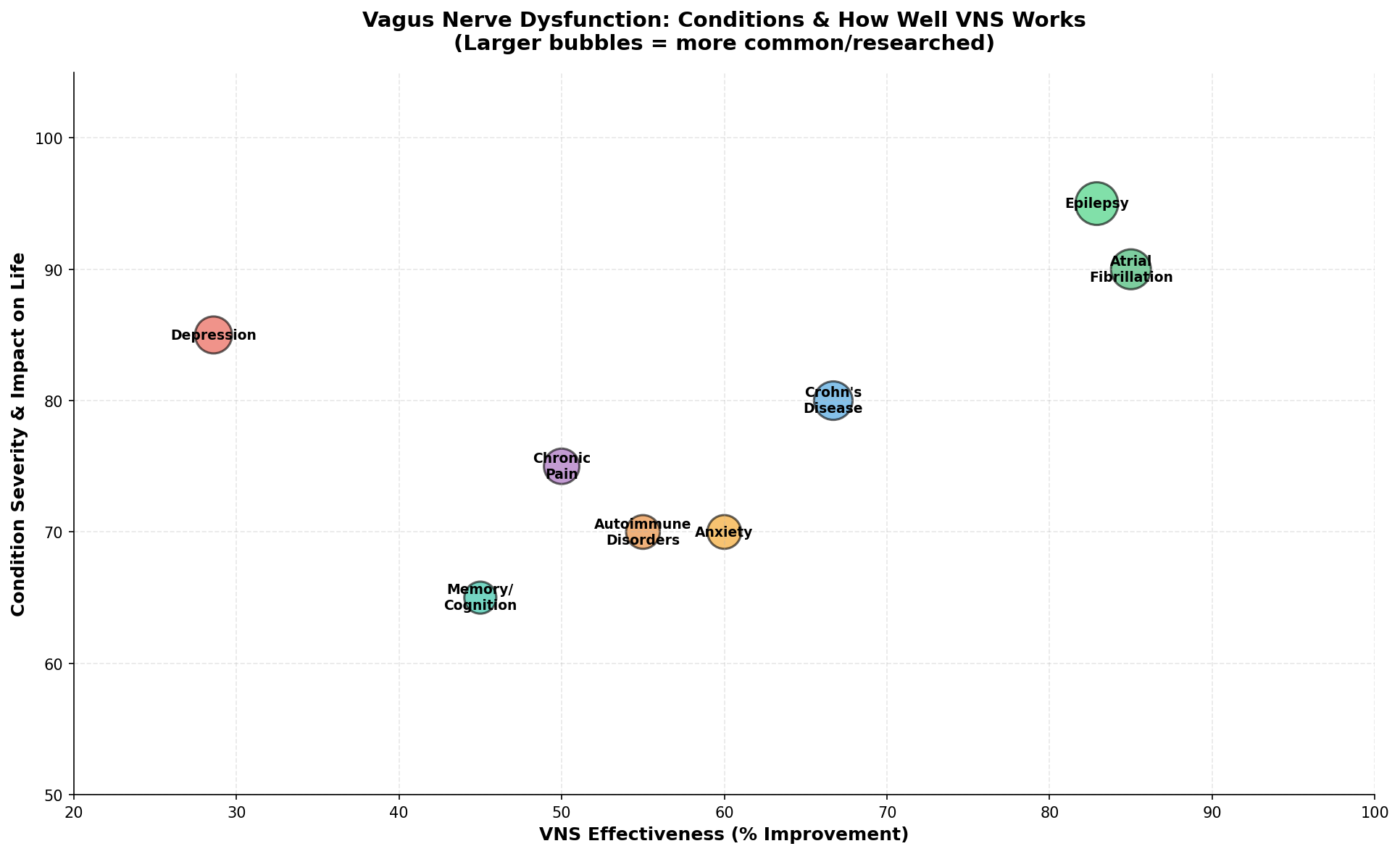 VNS Effectiveness Across Different Conditions